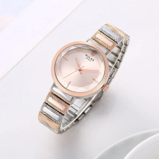 Velmora Signature Women’s Watch – Blush Pink Prestige Edition ( Rolex )