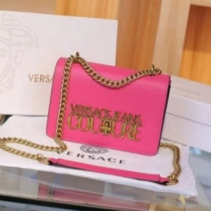 Velmora Saffiano Lock Crossbody Bag – Signature Luxe Edition ( Versace )