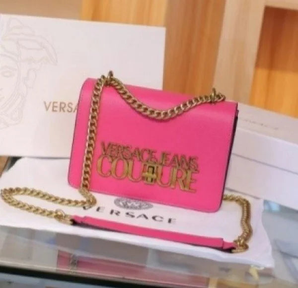 Velmora Saffiano Lock Crossbody Bag – Signature Luxe Edition ( Versace )