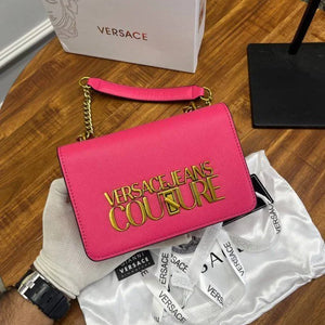 Velmora Saffiano Lock Crossbody Bag – Signature Luxe Edition ( Versace )