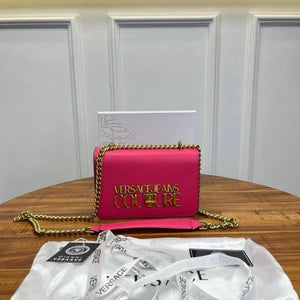 Velmora Saffiano Lock Crossbody Bag – Signature Luxe Edition ( Versace )