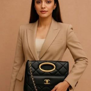 Velmora Kelly Jump Bag – Noir Signature Edition ( Chanel )