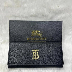 Velmora 3-Fold Long Wallet – Brown Heritage Edition ( Burberry )