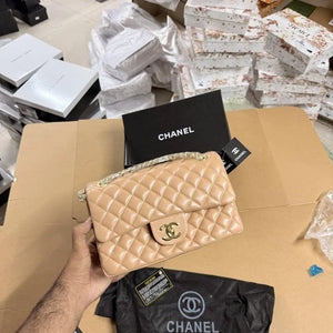 Velmora Quilted Double Flap Shoulder Bag – Noir Luxe Edition ( Chanel )