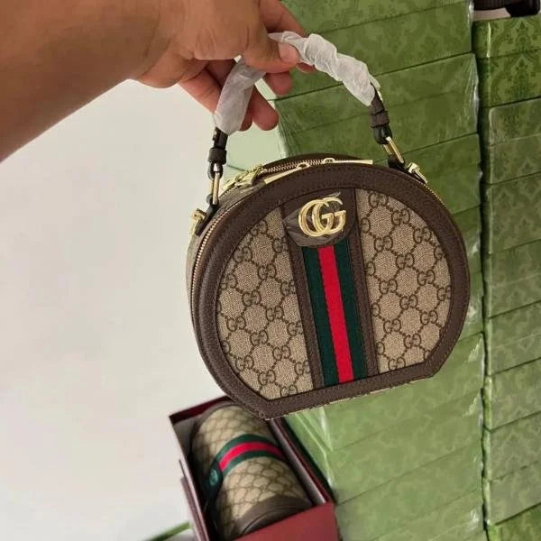 Velmora GG Round Crossbody Bag – Heritage Luxe Edition ( Gucci )