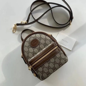 Velmora Interlocking Logo Crossbody Bag – Multi-Function Signature Edition