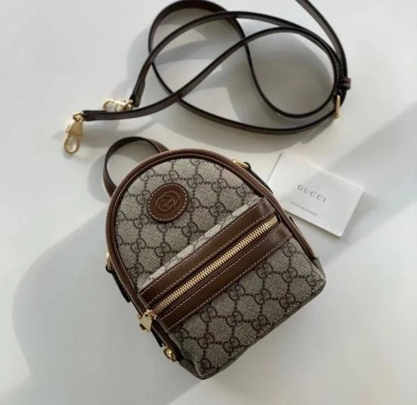 Velmora Interlocking Logo Crossbody Bag – Multi-Function Signature Edition