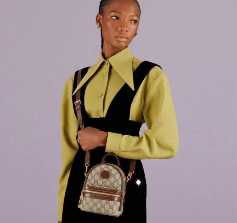 Velmora Interlocking Logo Crossbody Bag – Multi-Function Signature Edition