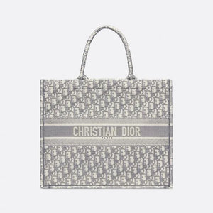 Velmora Grey Monogram Zipper Dior Tote Bag – Signature Travel Luxe Edition