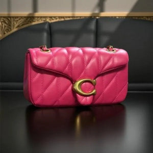 Velmora Tabby CC-26 Signature Leather Shoulder Bag – Monogram Luxe Edition