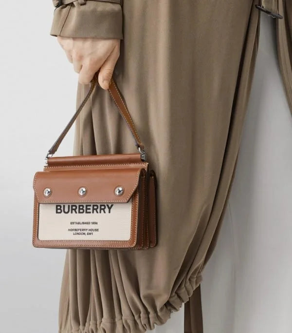 Velmora Horseferry Pocket Crossbody Bag – Brown Heritage Edition ( Burberry )