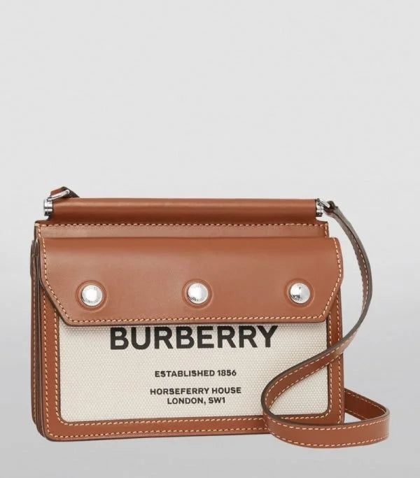 Velmora Horseferry Pocket Crossbody Bag – Brown Heritage Edition ( Burberry )