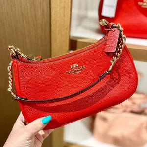 Velmora Teri Shoulder Bag – All Red Signature Edition