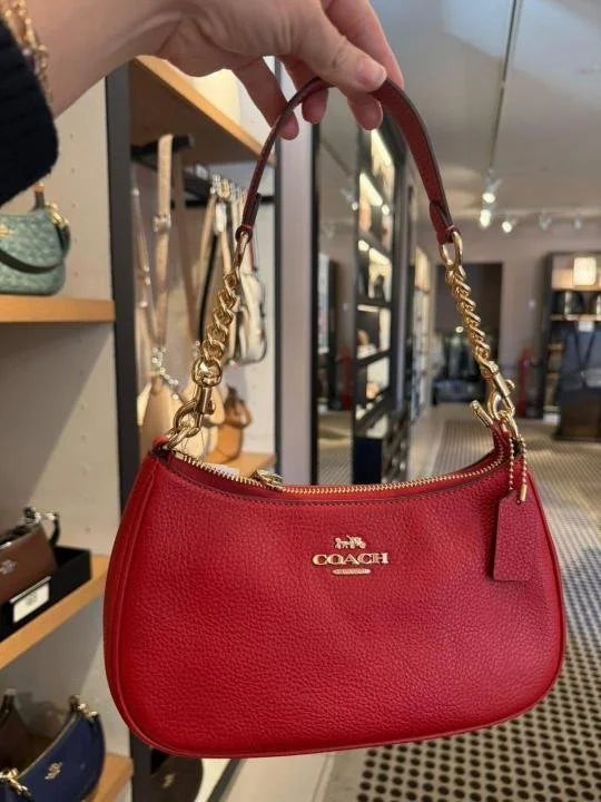 Velmora Teri Shoulder Bag – All Red Signature Edition