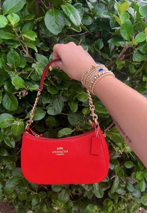 Velmora Teri Shoulder Bag – All Red Signature Edition