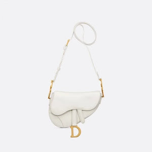 Velmora Saddle Bag – Noir Black and White, Small 18cm ( Dior )