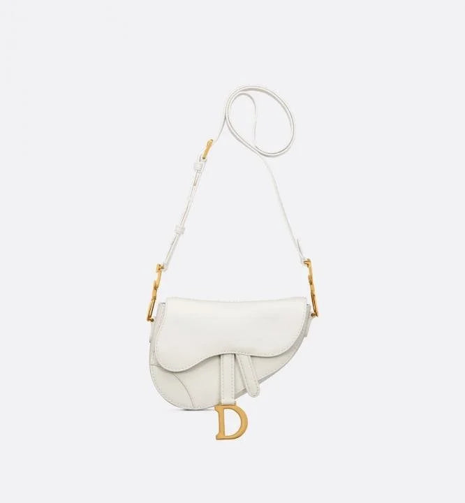 Velmora Saddle Bag – Noir Black and White, Small 18cm ( Dior )