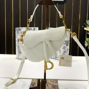 Velmora Saddle Bag – Noir Black and White, Small 18cm ( Dior )