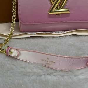 Velmora Twist MM Shoulder Bag – Blush Pink, Premium Edition ( LV )