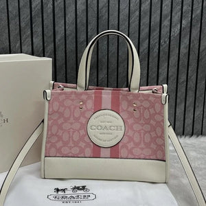 Velmora Dempsey Carryall Bag – Blush Pink, Premium Edition ( Coach )