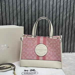 Velmora Dempsey Carryall Bag – Blush Pink, Premium Edition ( Coach )