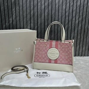 Velmora Dempsey Carryall Bag – Blush Pink, Premium Edition ( Coach )