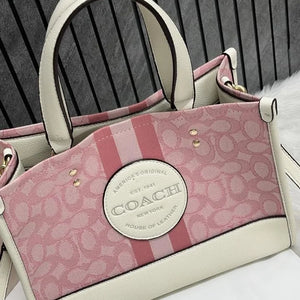 Velmora Dempsey Carryall Bag – Blush Pink, Premium Edition ( Coach )