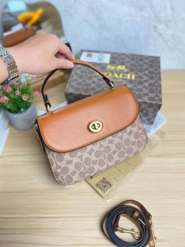 Velmora Marlie Top Handle Crossbody Bag – Premium Edition ( Coach )