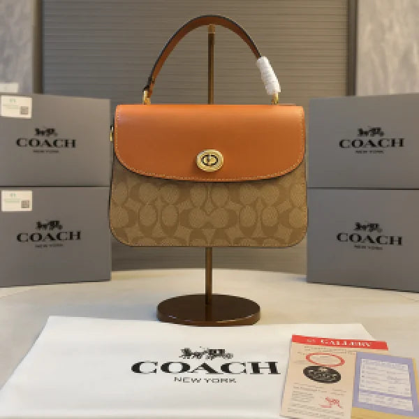 Velmora Marlie Top Handle Crossbody Bag – Premium Edition ( Coach )