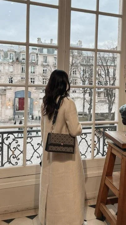 Velmora T Monogram Jacquard Crossbody Bag – Premium Edition ( Tory Burch )
