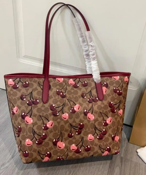 Velmora City Tote Bag – Cherry Edition, Limited Edition (Coach