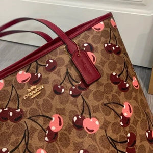 Velmora City Tote Bag – Cherry Edition, Limited Edition (Coach