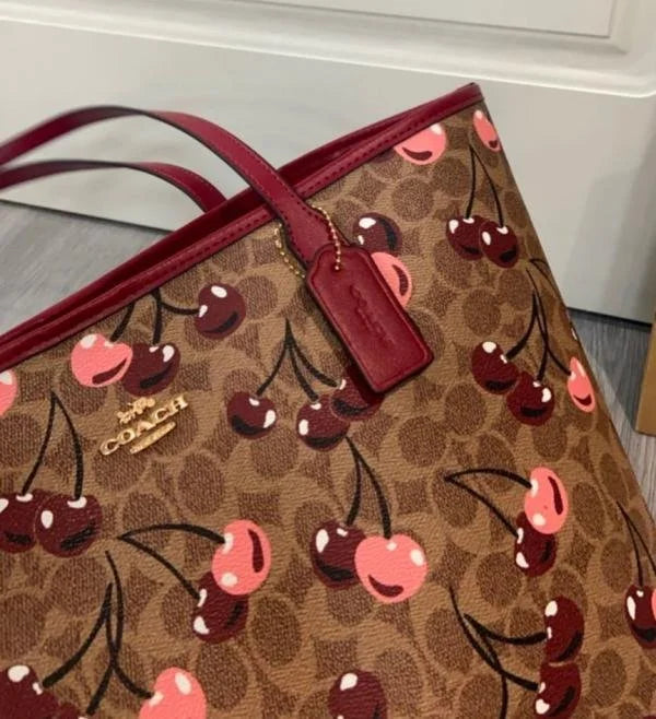 Velmora City Tote Bag – Cherry Edition, Limited Edition (Coach