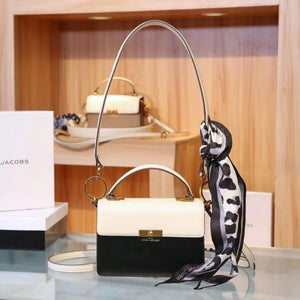 Velmora Uptown Handbag – White & Black, Premium Edition ( Marc Jacobs )
