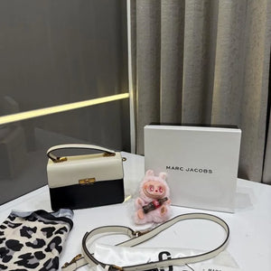 Velmora Uptown Handbag – White & Black, Premium Edition ( Marc Jacobs )
