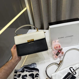 Velmora Uptown Handbag – White & Black, Premium Edition ( Marc Jacobs )