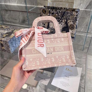 Velmora Mini Book Tote – Signature Edition ( Dior )