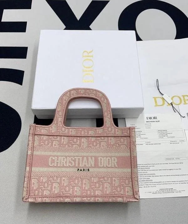 Velmora Mini Book Tote – Signature Edition ( Dior )