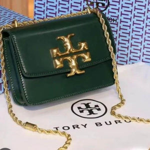 Velmora Eleanor Shoulder Bag – Green, Premium Edition ( Tory Burch )