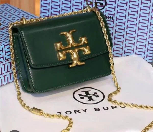 Velmora Eleanor Shoulder Bag – Green, Premium Edition ( Tory Burch )