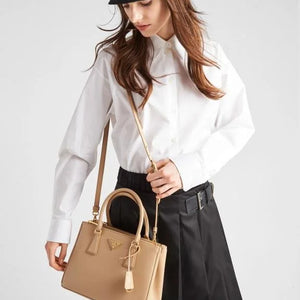 Velmora Galleria Leather Handbag – Signature Edition ( Prada )
