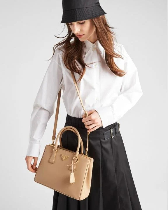 Velmora Galleria Leather Handbag – Signature Edition ( Prada )