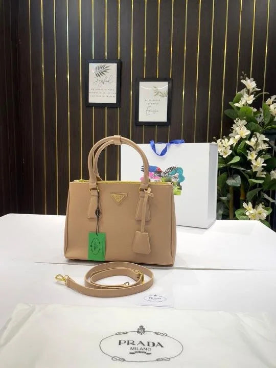 Velmora Galleria Leather Handbag – Signature Edition ( Prada )
