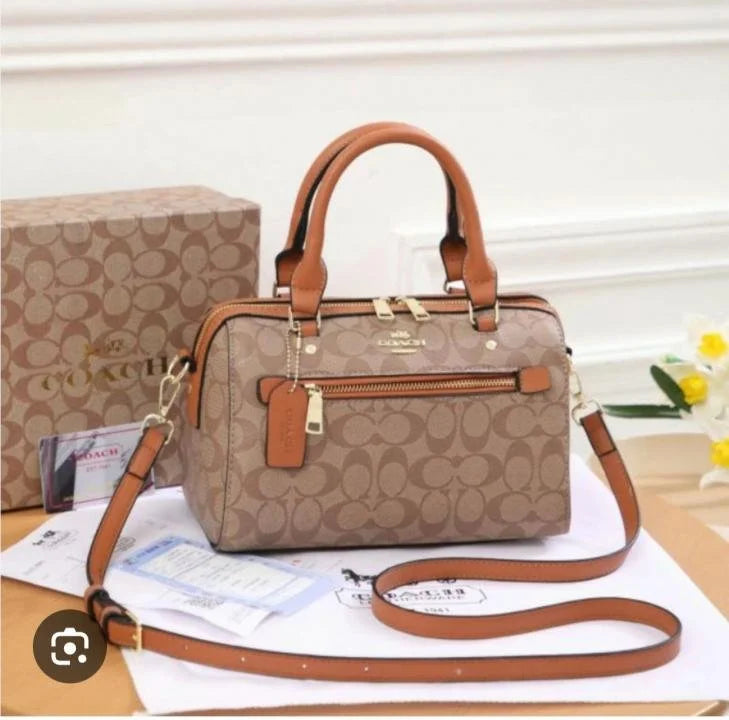 Velmora Rowan Satchel Bag – Signature Canvas Edition ( Coach )