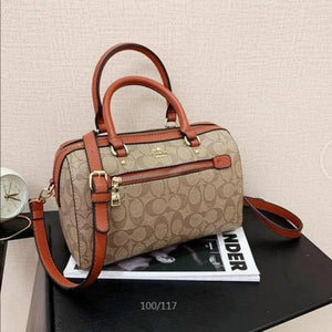 Velmora Rowan Satchel Bag – Signature Canvas Edition ( Coach )