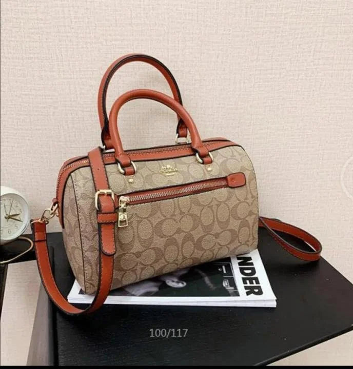 Velmora Rowan Satchel Bag – Signature Canvas Edition ( Coach )