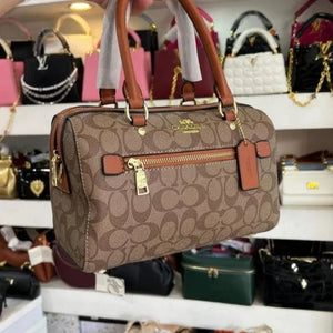 Velmora Rowan Satchel Bag – Signature Canvas Edition ( Coach )