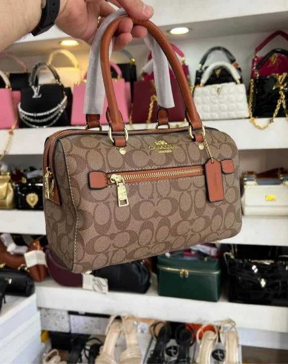 Velmora Rowan Satchel Bag – Signature Canvas Edition ( Coach )