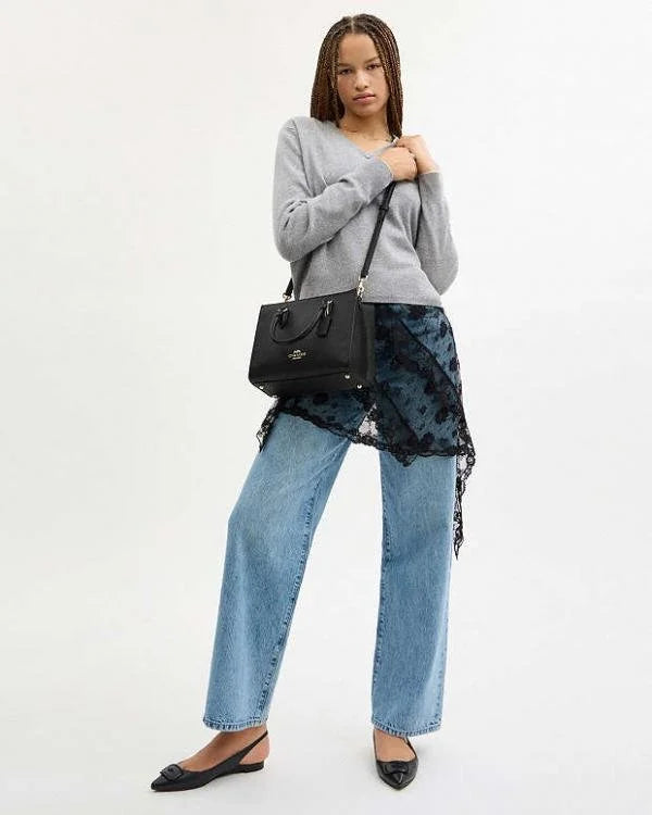 Velmora Maggi Small Tote Bag – Signature Canvas Edition ( Coach )