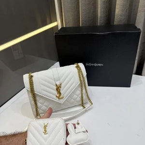 Velmora Signature Handbag – Gift Set Edition ( YSL )